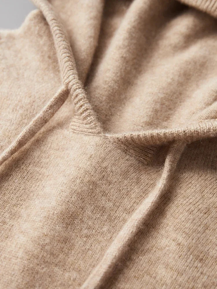 Navaro Men Merino Wool Warm Hoodie